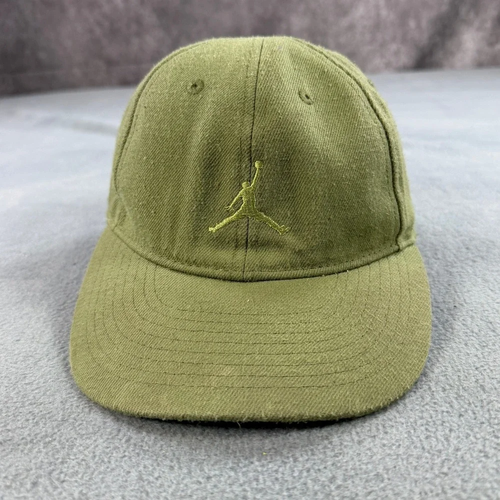 Nike Jordan Jumpman Youth Baseball Cap Olive Green Strapback Hat 1922-E5B‎ 317